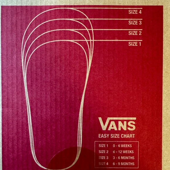 NWOT Vans Old Skool Crib Shoe Size 3 (3-6 Months) - Picture 3 of 6
